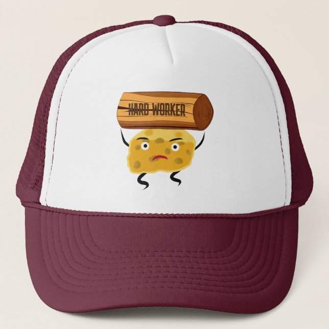 Gorra De Camionero Queso gracioso con log (Anverso)