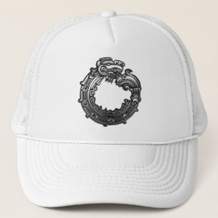 Gorra De Camionero Quetzalcoatl de plata