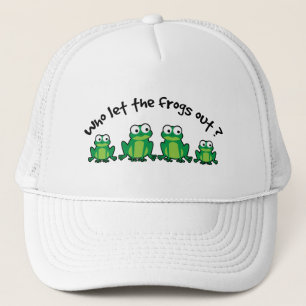 Gorra De Camionero ¿Quién dejó las ranas hacia fuera?