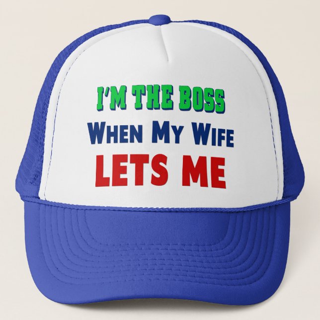 Gorra De Camionero Quién es Boss (Anverso)