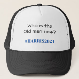 Gorra De Camionero ¿Quién es el anciano ahora? Kamala Harris 2024 Gra