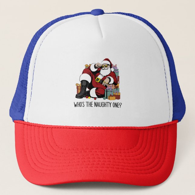 Gorra De Camionero Quién es el travieso (Anverso)