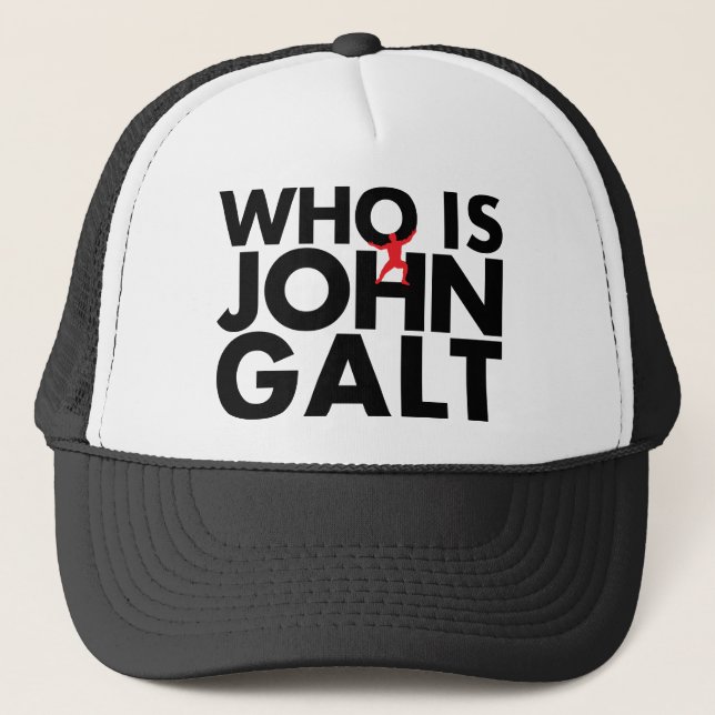 Gorra De Camionero Quién es Juan Galt (Anverso)