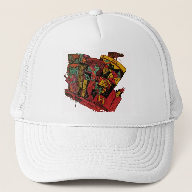 Gorra De Camionero QUIÉN QUÉ GANAR tinta (Anverso)