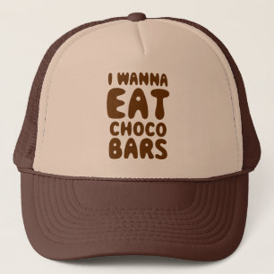Gorra De Camionero Quiero Comer Barras De Choco