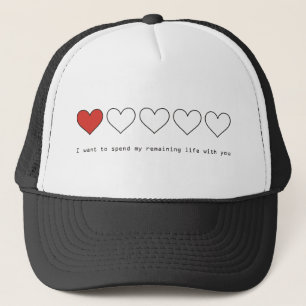 Gorra De Camionero Quiero pasar mi vida contigo