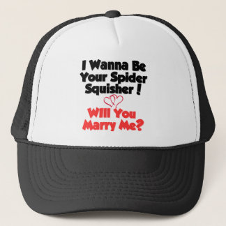 Gorra De Camionero Quiero ser su squisher del insecto