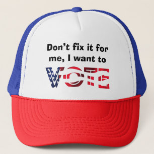 Gorra De Camionero Quiero votar