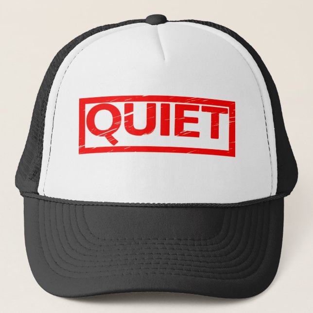 Gorra De Camionero Quiet Stamp (Anverso)