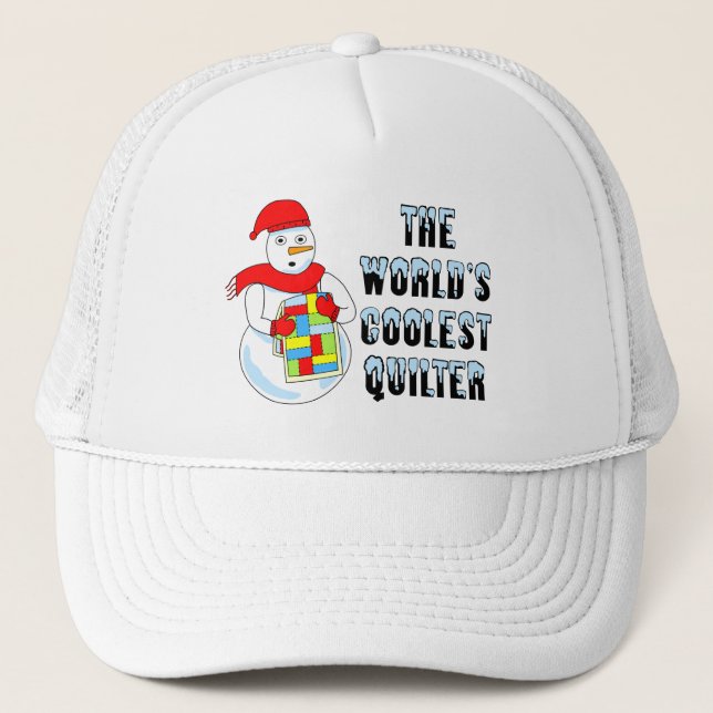 Gorra De Camionero Quilter más frío (Anverso)