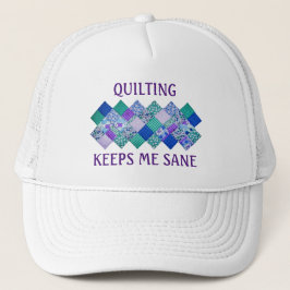 Gorra De Camionero Quilting Me Mantiene Sane