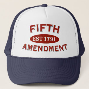 Gorra De Camionero Quinta enmienda Est 1791