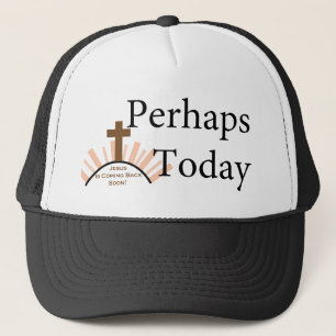 Gorra De Camionero Quizás hoy - en blanco