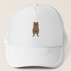 Gorra De Camionero Quokka feliz animal lindo para niños