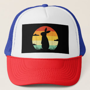 Gorra De Camionero Rabbit Retro Vintage Estilo Bunny Lover