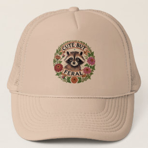 Gorra De Camionero Raccoon retro pero feral