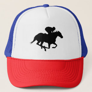 Gorra De Camionero Race Horse Silhouette