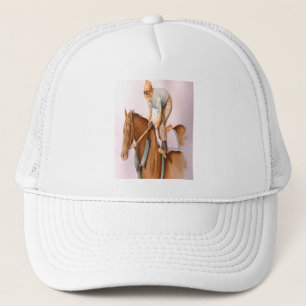 Gorra De Camionero Race Horse y Jockey
