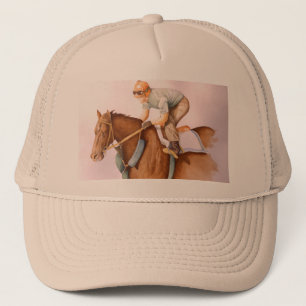 Gorra De Camionero Race Horse y Jockey