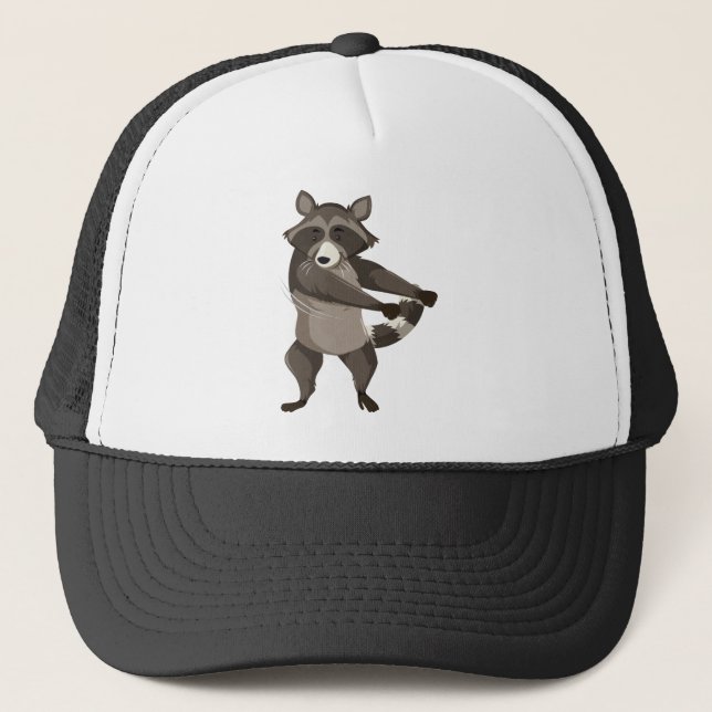 Gorra De Camionero Racoon (Anverso)
