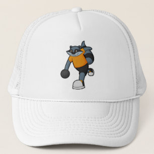 Gorra De Camionero Racoon en Bowling con bolas