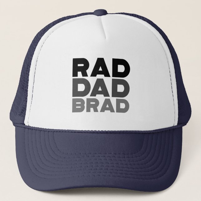 Gorra De Camionero Rad Dad Brad (Anverso)
