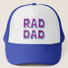 Gorra De Camionero Rad Dad. Camiseta
