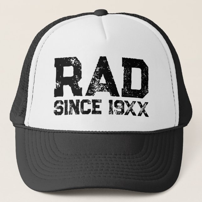 Gorra De Camionero Rad Dad vintage trucker (Anverso)