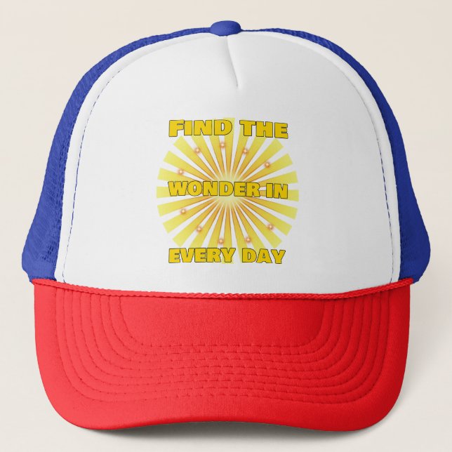 Gorra De Camionero Radiant Positivity  (Anverso)
