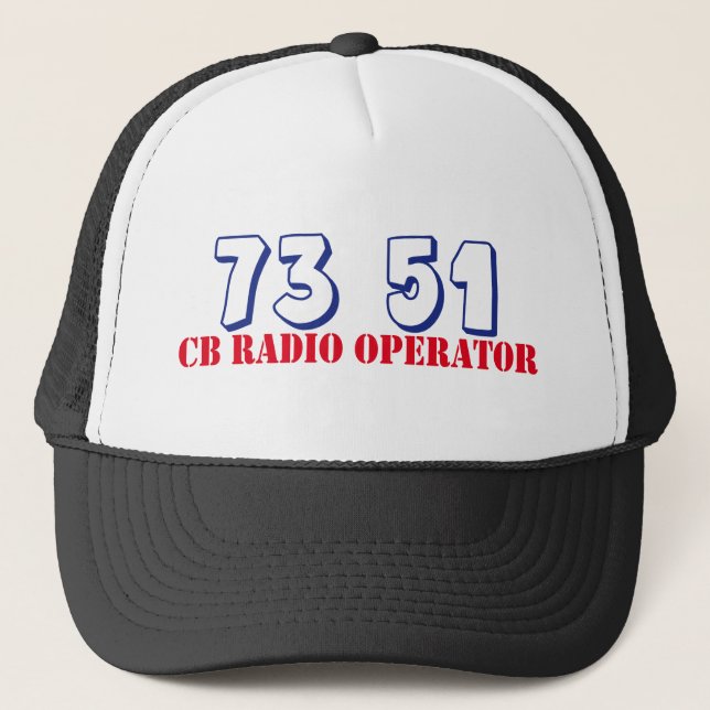 Gorra De Camionero Radio CB (Anverso)