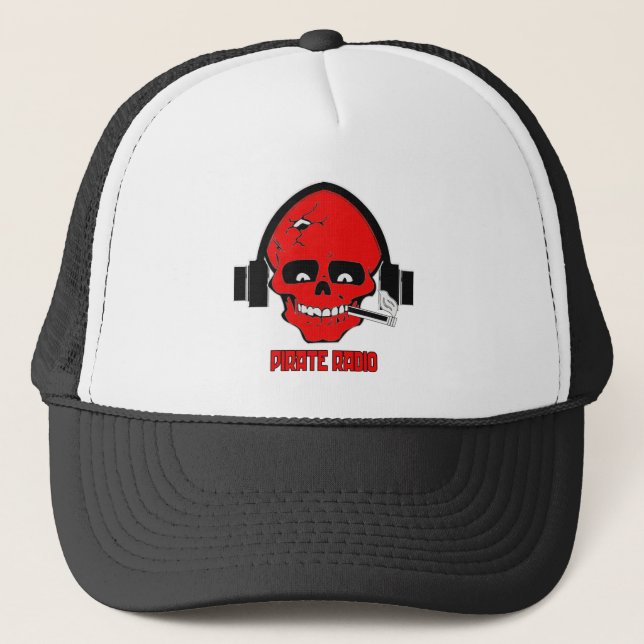 Gorra De Camionero Radio del pirata (Anverso)