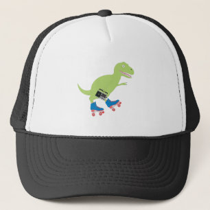 Gorra De Camionero Radio sosteniendo patinaje sobre patinaje en rollo