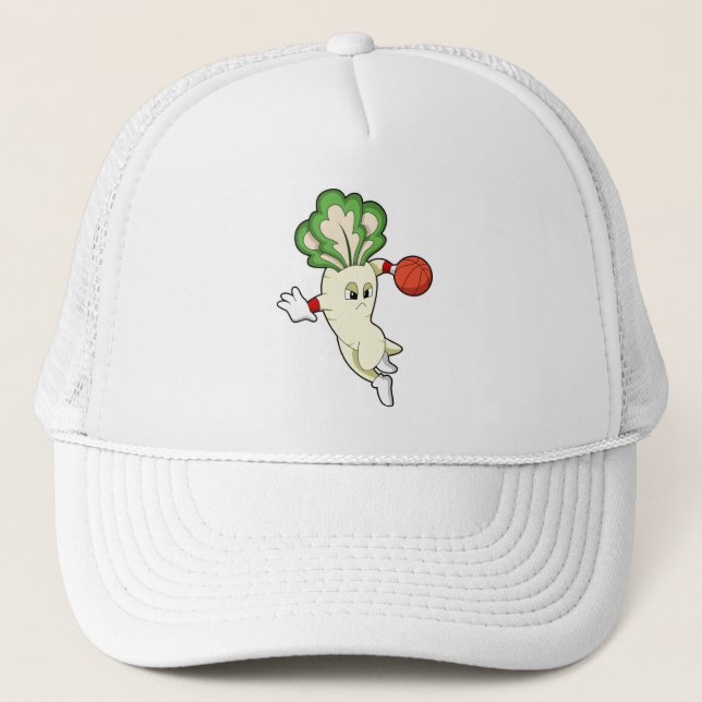 Gorra De Camionero Radís en los deportes de baloncesto (Anverso)