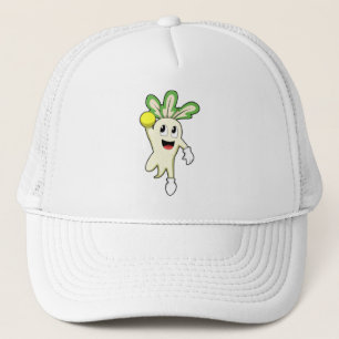 Gorra De Camionero Radish en jugador de balonmano con balonmano