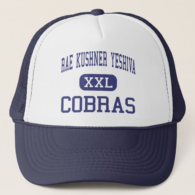 Gorra De Camionero Rae Kushner Yeshiva - cobras - alto - Livingston (Anverso)