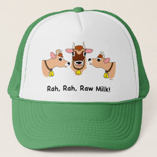 Gorra De Camionero ¡Rah, Rah, leche cruda!