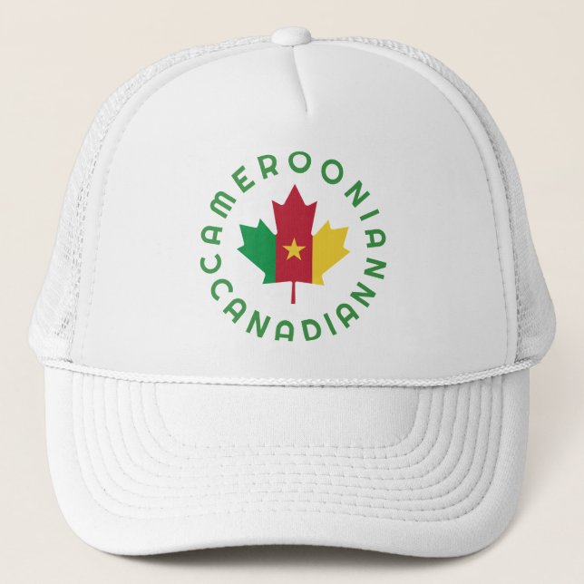 Gorra De Camionero Raíces de Camerún en Canadá (Anverso)