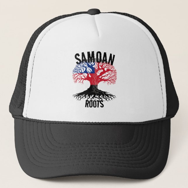 GORRA DE CAMIONERO RAÍCES DE SAMOAN (Anverso)