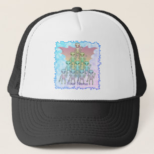 Gorra De Camionero Rainbow Alien