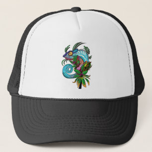 Gorra De Camionero Rainbow Chameleon