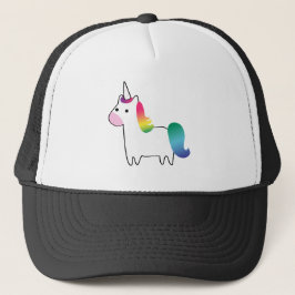 Gorra De Camionero Rainbow Unicorn