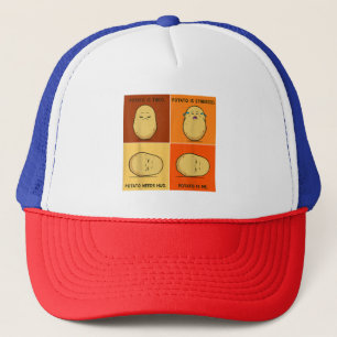 Gorra De Camionero Raíz de Potato Vegetable Tater Vegan Lover Keto