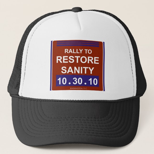 Gorra De Camionero rallytorestoresanitywhite (Anverso)