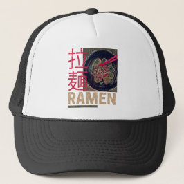 Gorra De Camionero Ramen Japonés Noodle Anime Vintage