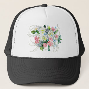 Gorra De Camionero Ramo Floral