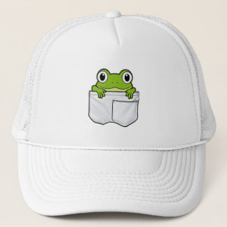 Gorra De Camionero Rana Adorable de Bolsillo