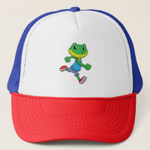 Gorra De Camionero Rana como corredora en carrera