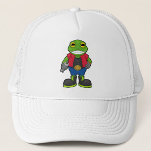 Gorra De Camionero Rana como mecánica con español