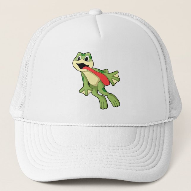Gorra De Camionero Rana con lengua fuera (Anverso)