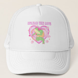 Gorra De Camionero Rana Cupido - Esparce el amor
